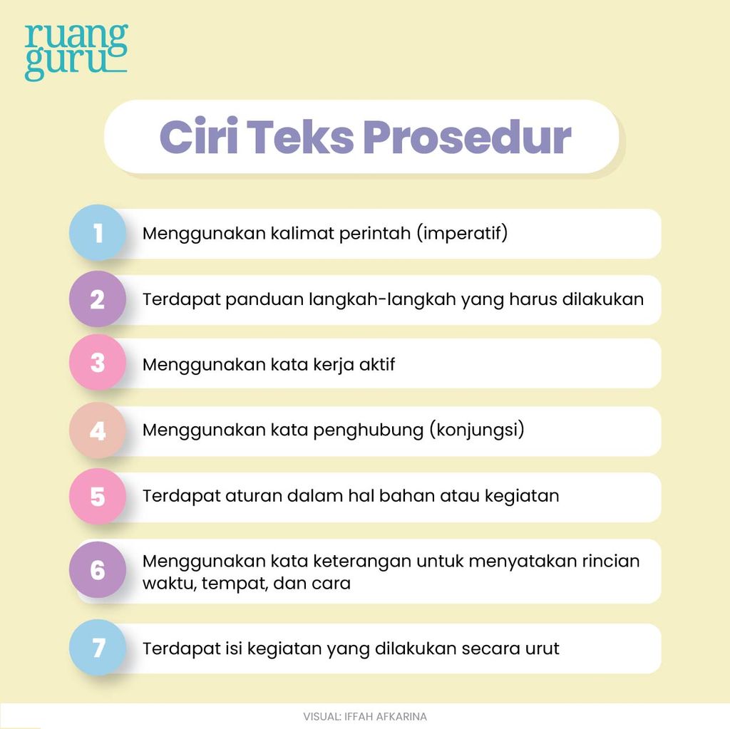 Teks Prosedur Pengertian Tujuan Ciri Jenis Struktur Contohnya Bahasa Indonesia Kelas